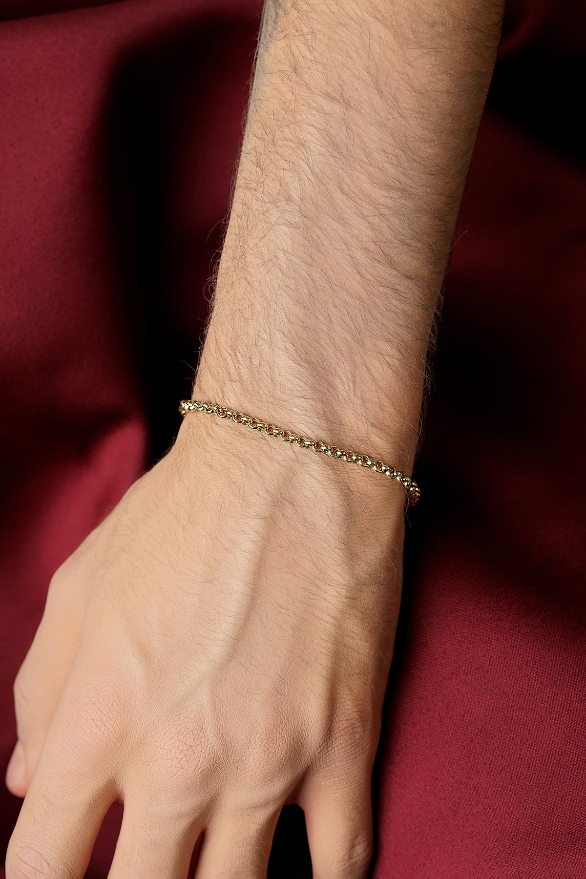 14K Gold Doch Man Bracelet