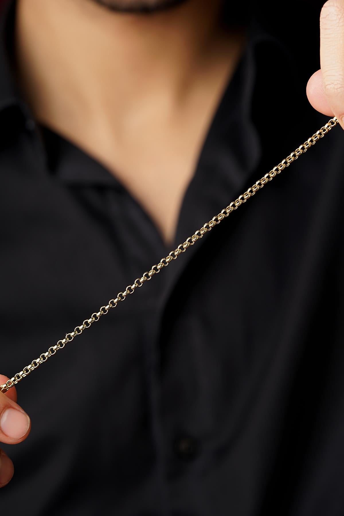 14K Gold Doch Man Bracelet