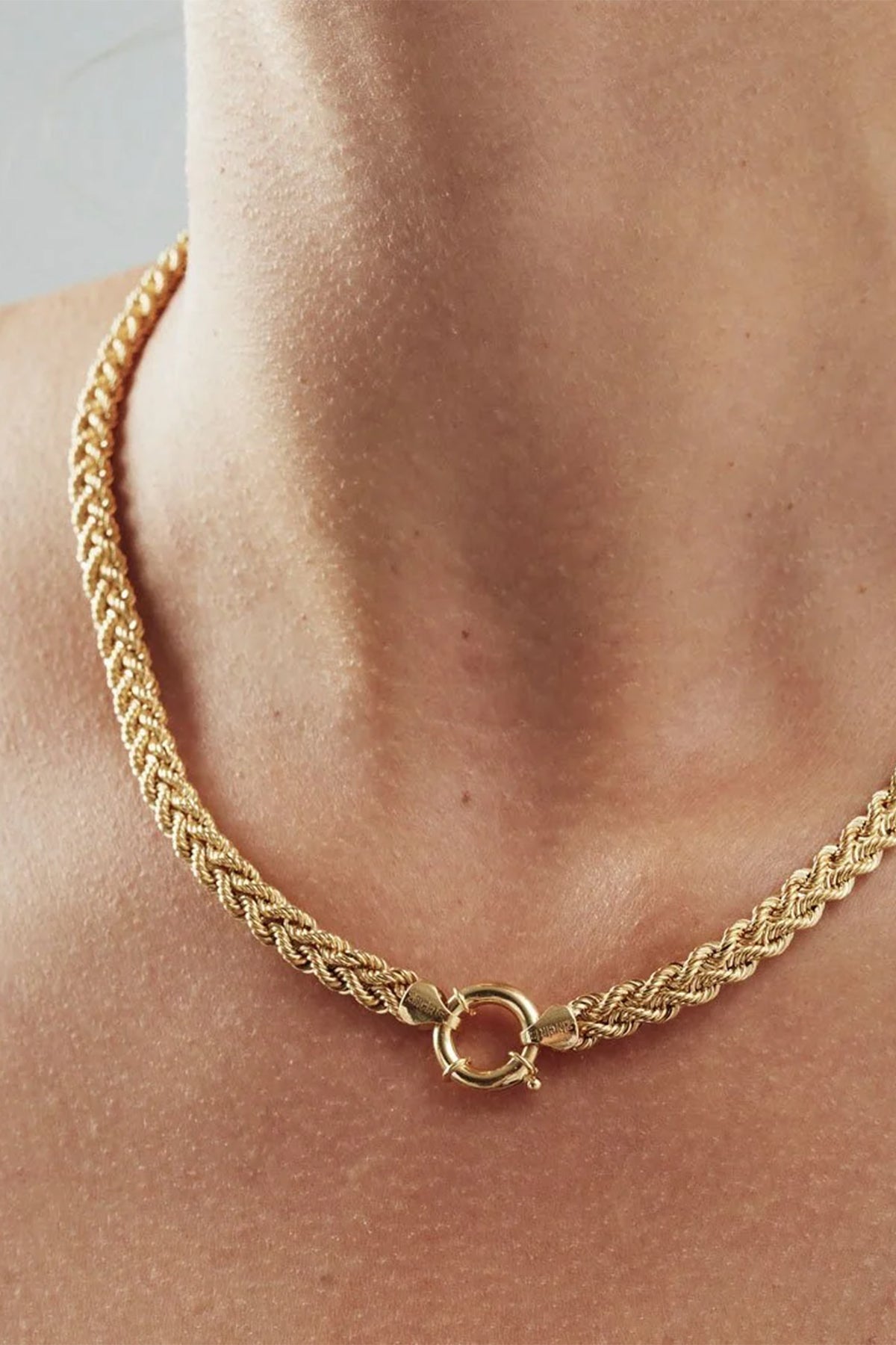 14K Gold Double Row Rope Chain