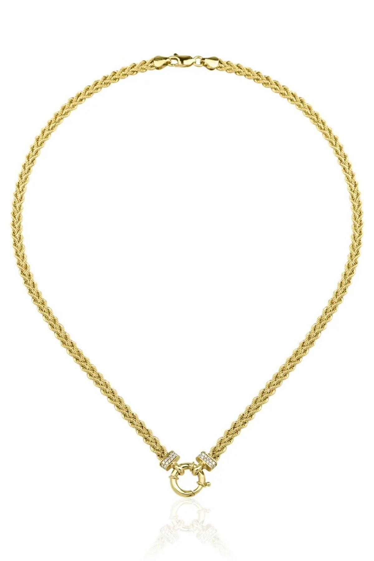 14K Gold Double Row Rope Chain