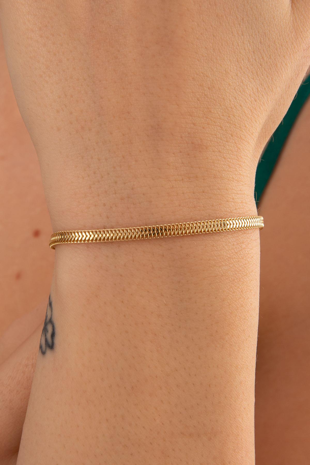 14K Gold Ela Bracelet
