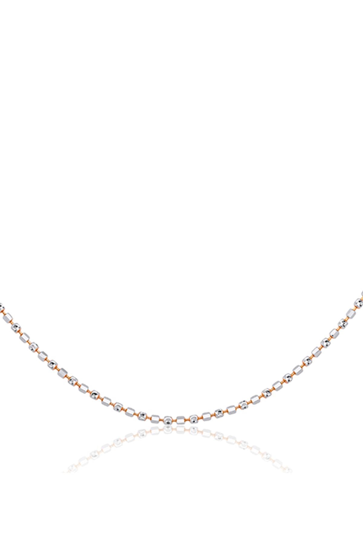14K Gold Elegant Dorica Ball Chain
