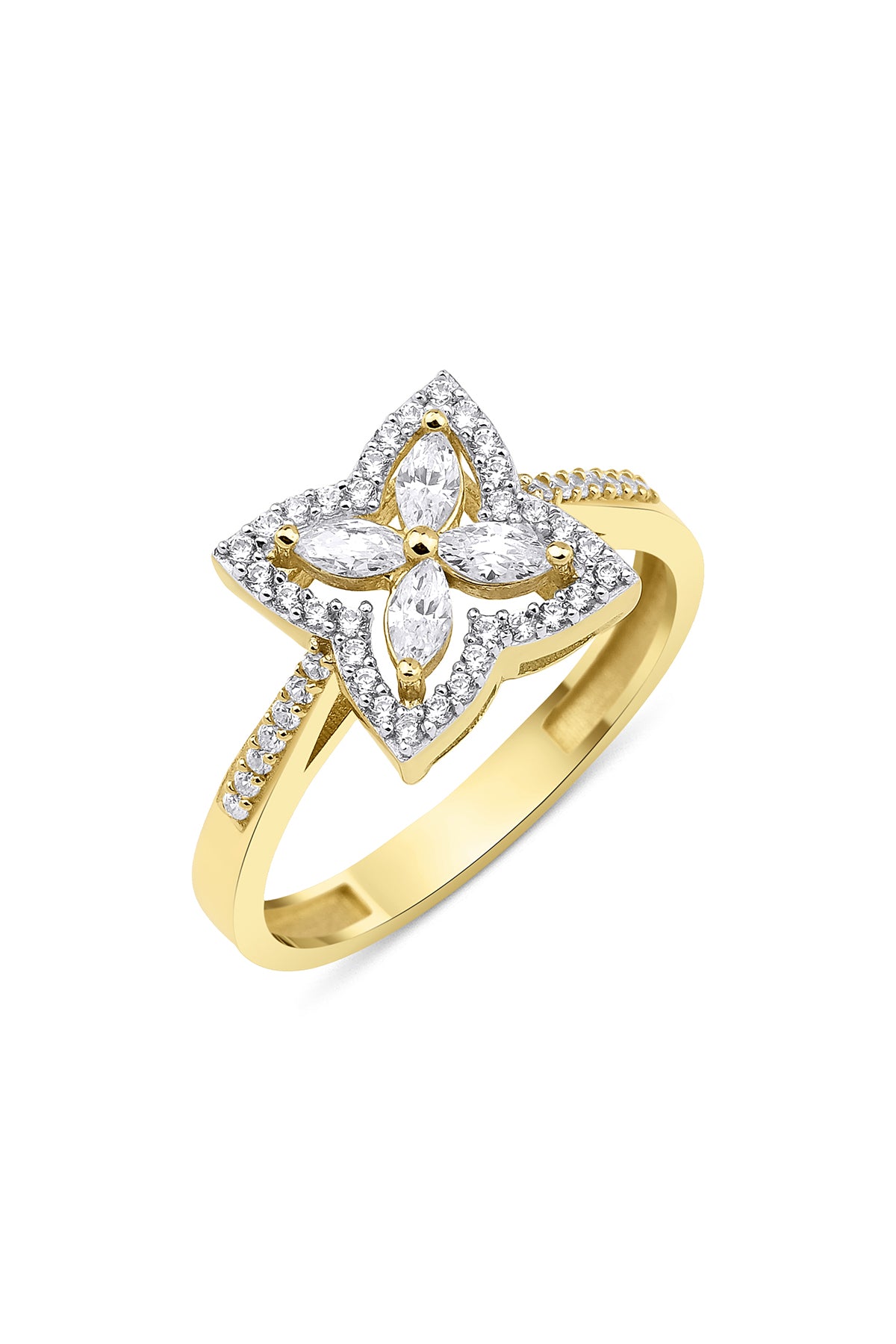 14K Gold Enchanted Lotus Ring