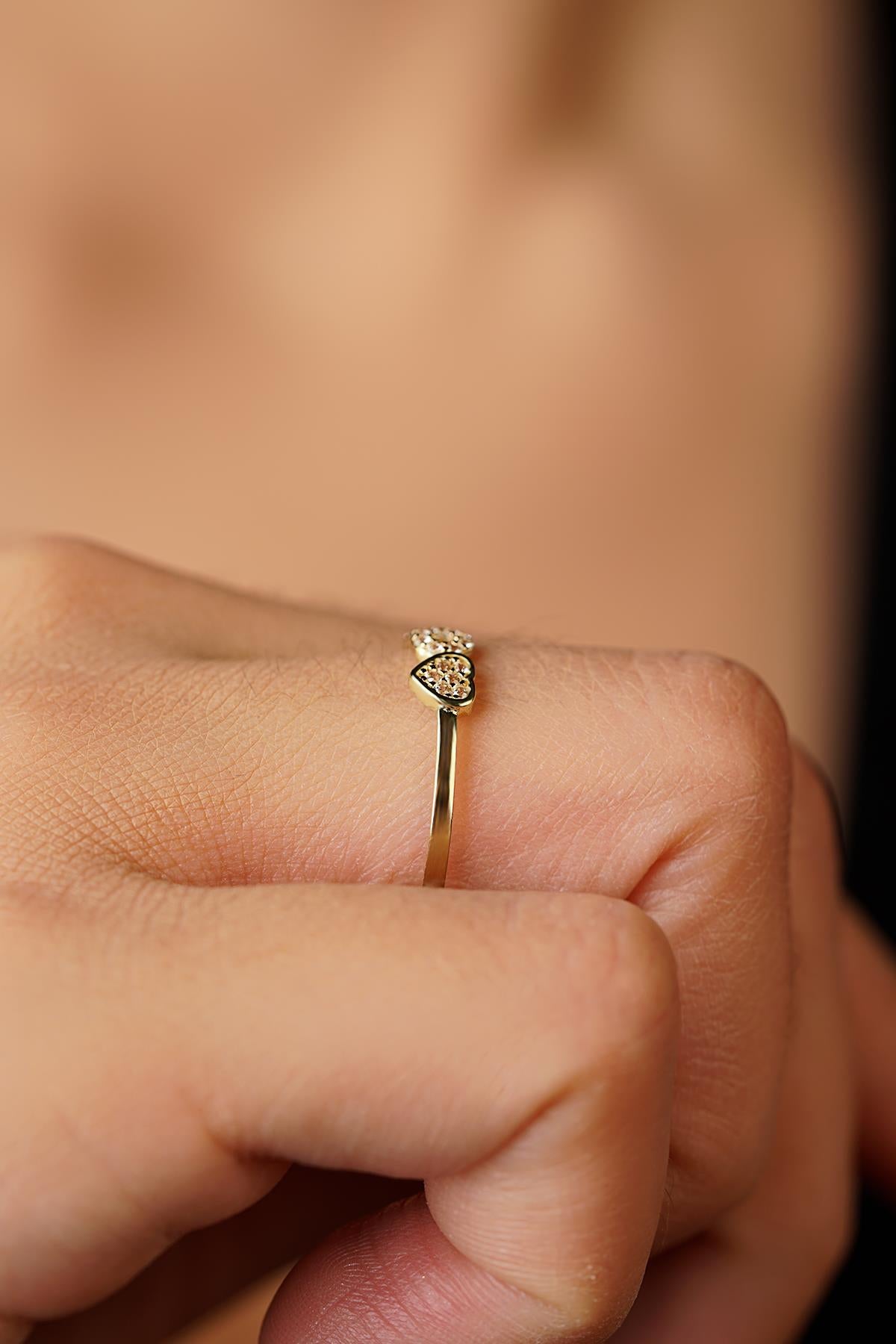 14K Gold Endless Love Ring