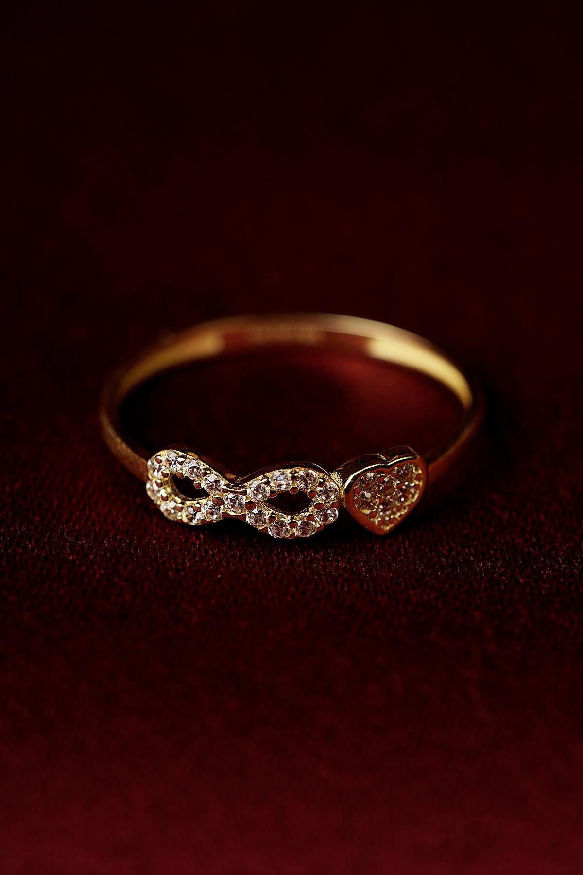 14K Gold Endless Love Ring