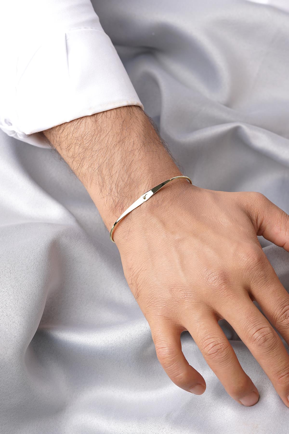 14K Gold Espina Bangle