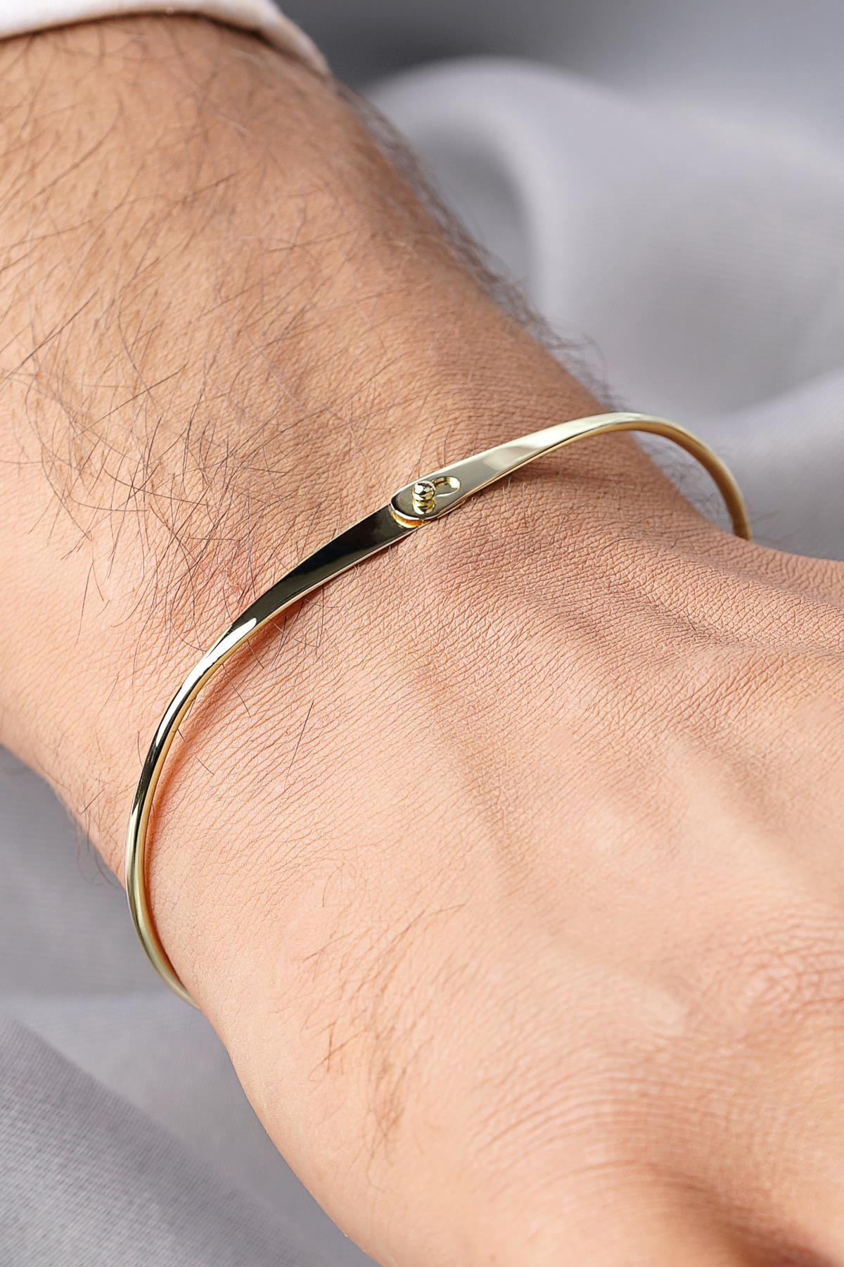14K Gold Espina Bangle