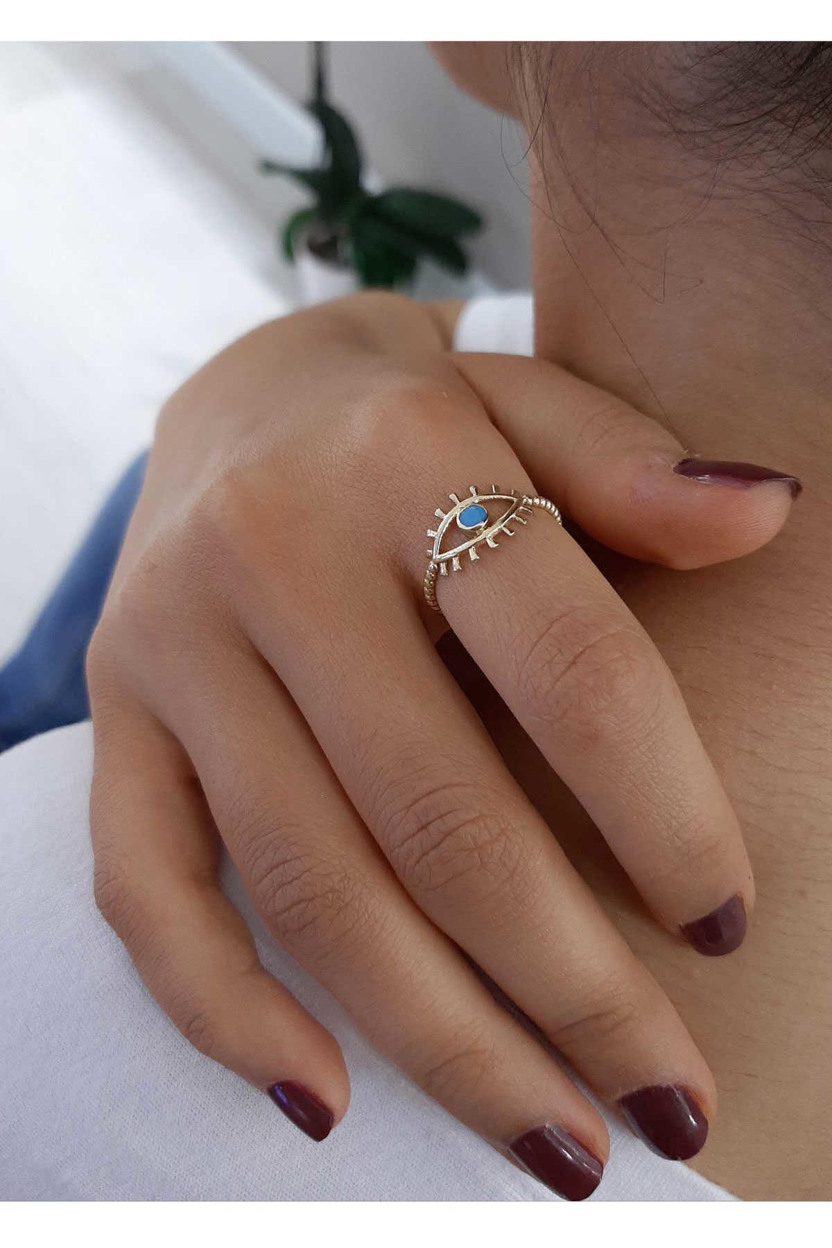 14K Gold Evil Eye