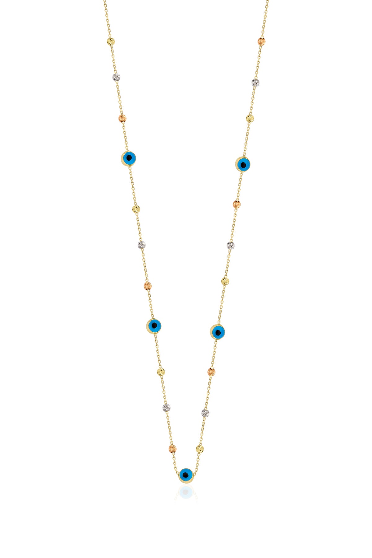 14K Gold Evil Eye Dorica Necklace