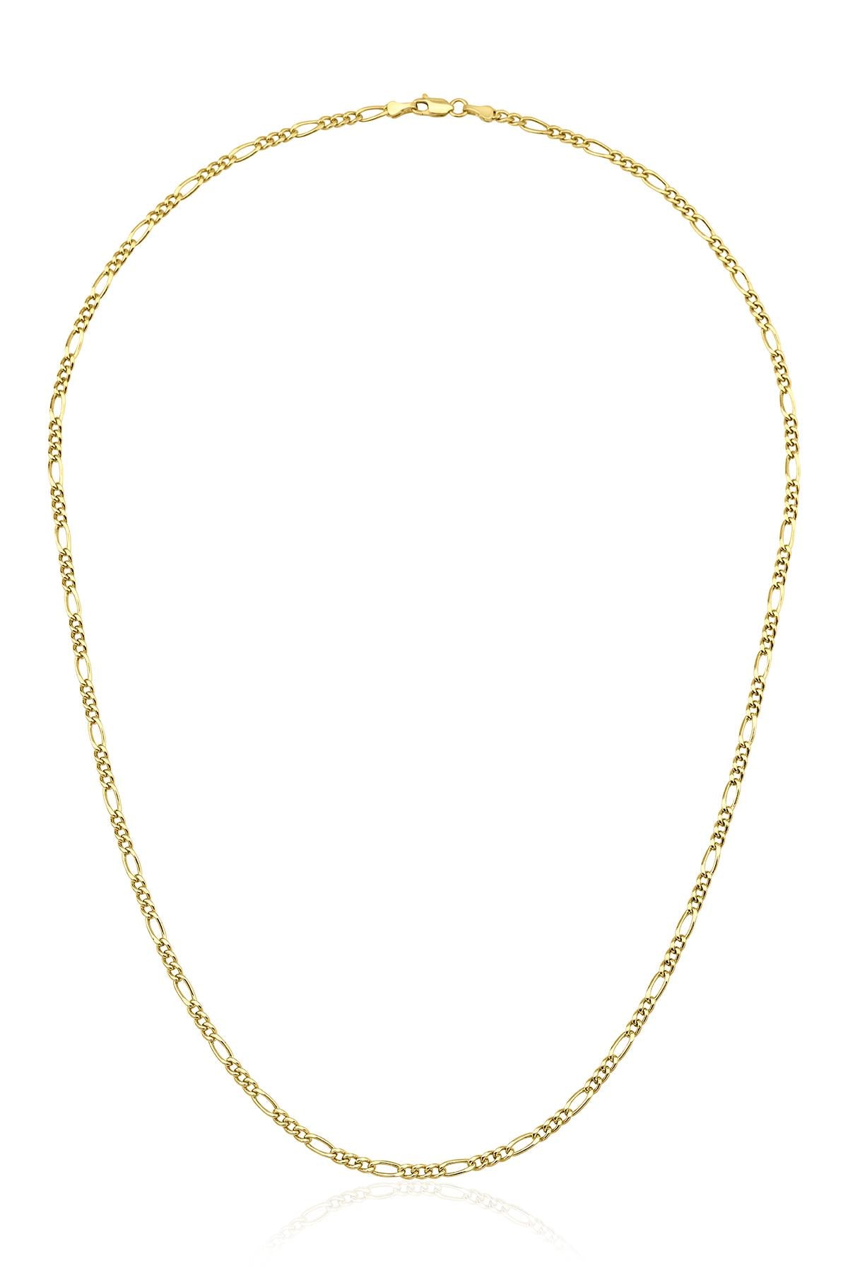 14K Gold Figaro Chain 0,110 inches