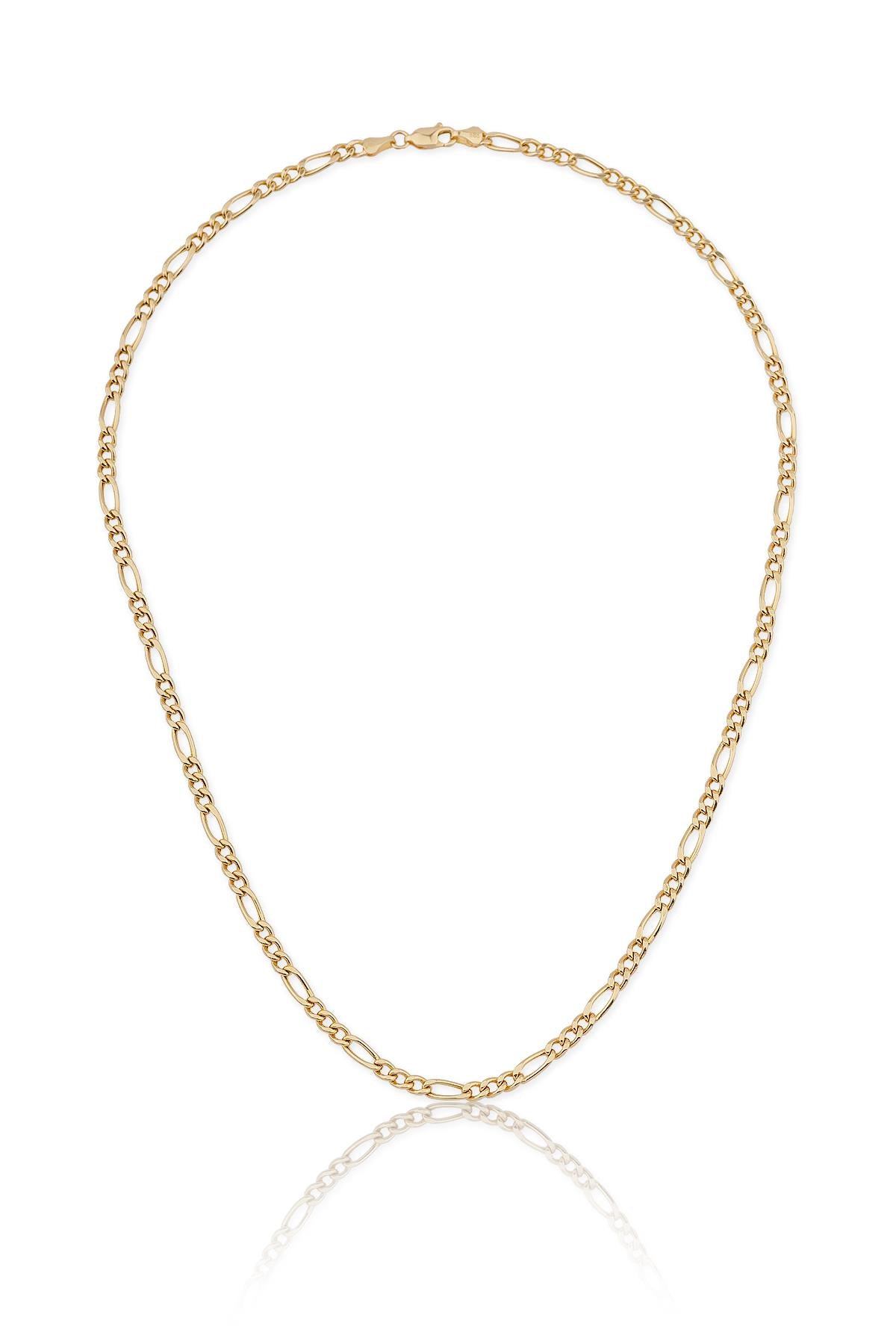 14K Gold Figaro Chain 0.141 inch