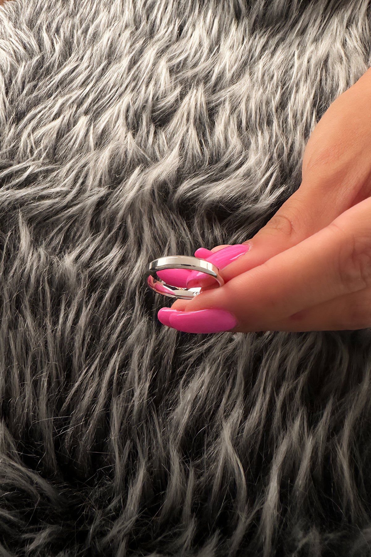 14K Gold Flat Court Shape Women Wedding Ring  0.122 inch