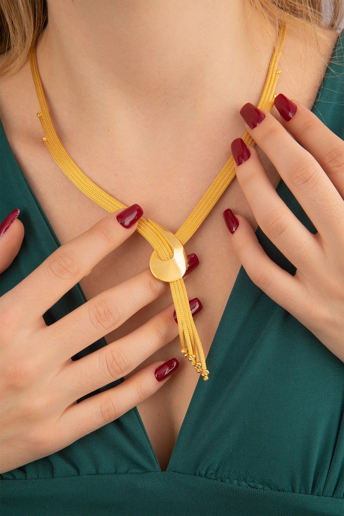 14K Gold Golden Aura Necklace