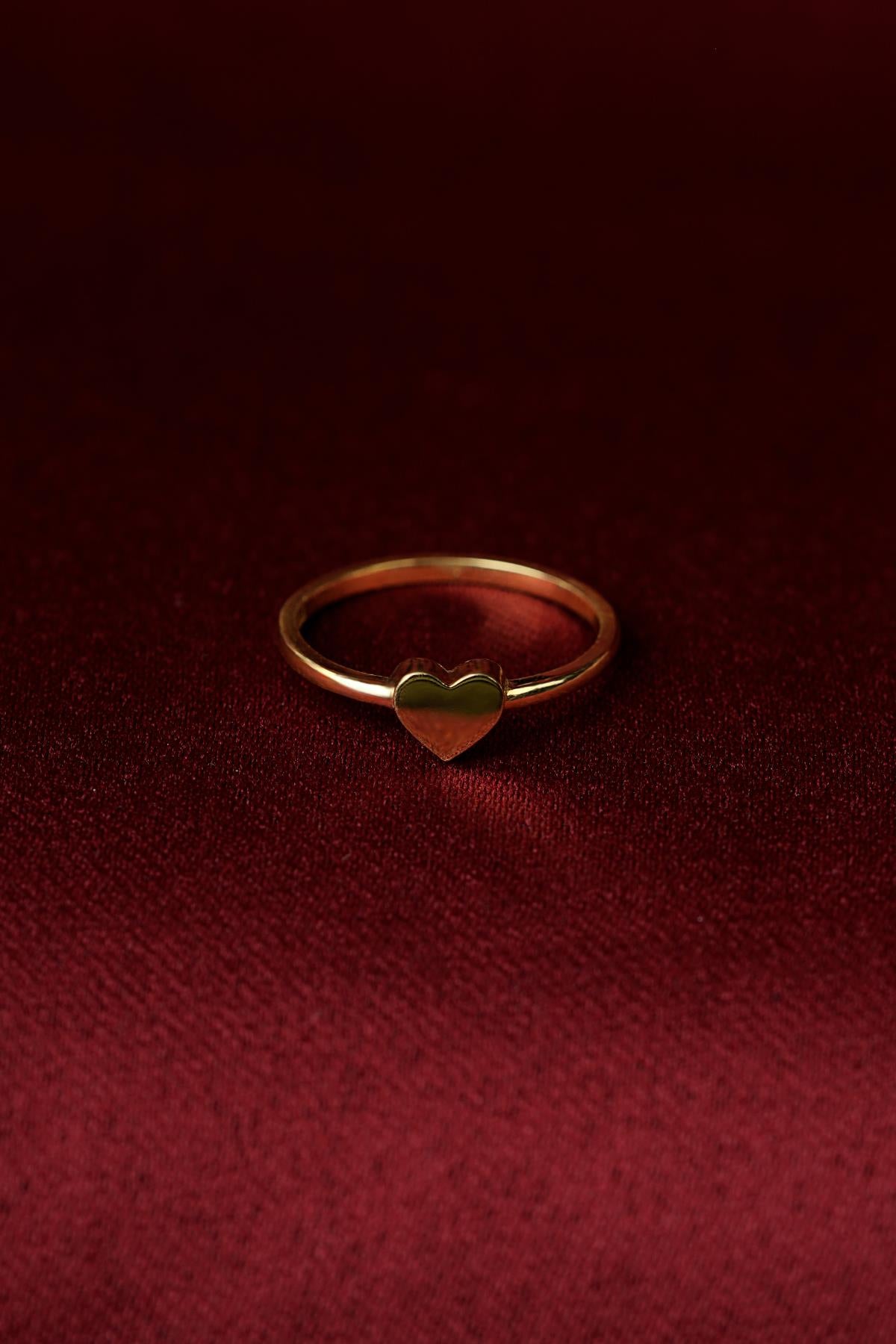 14K Gold Heart Ring