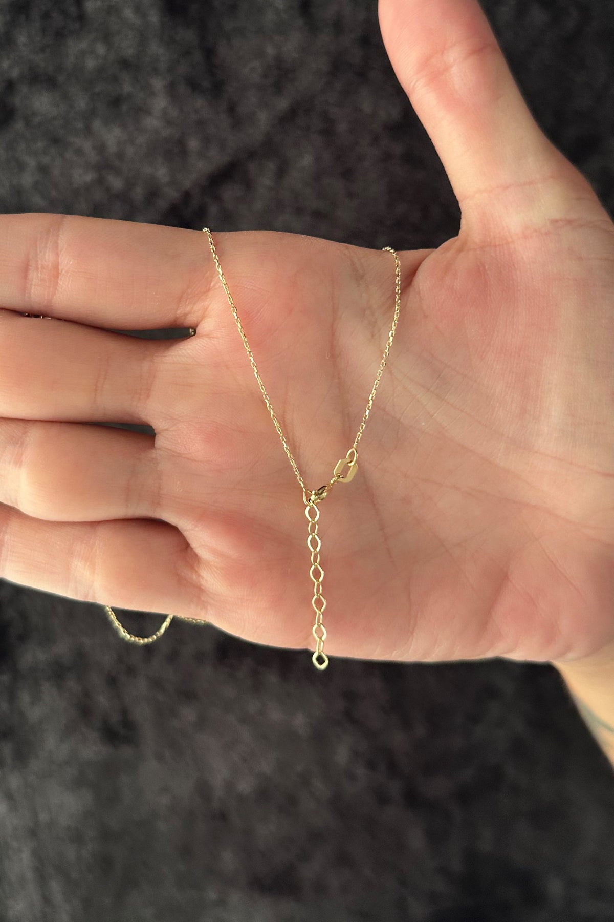 14K Gold İ Initial Necklace