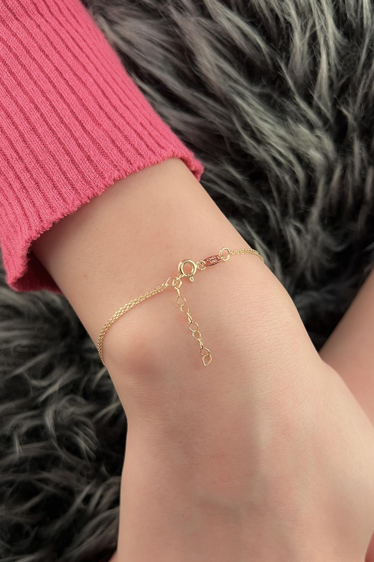 14K Gold İnfinity Bracelet