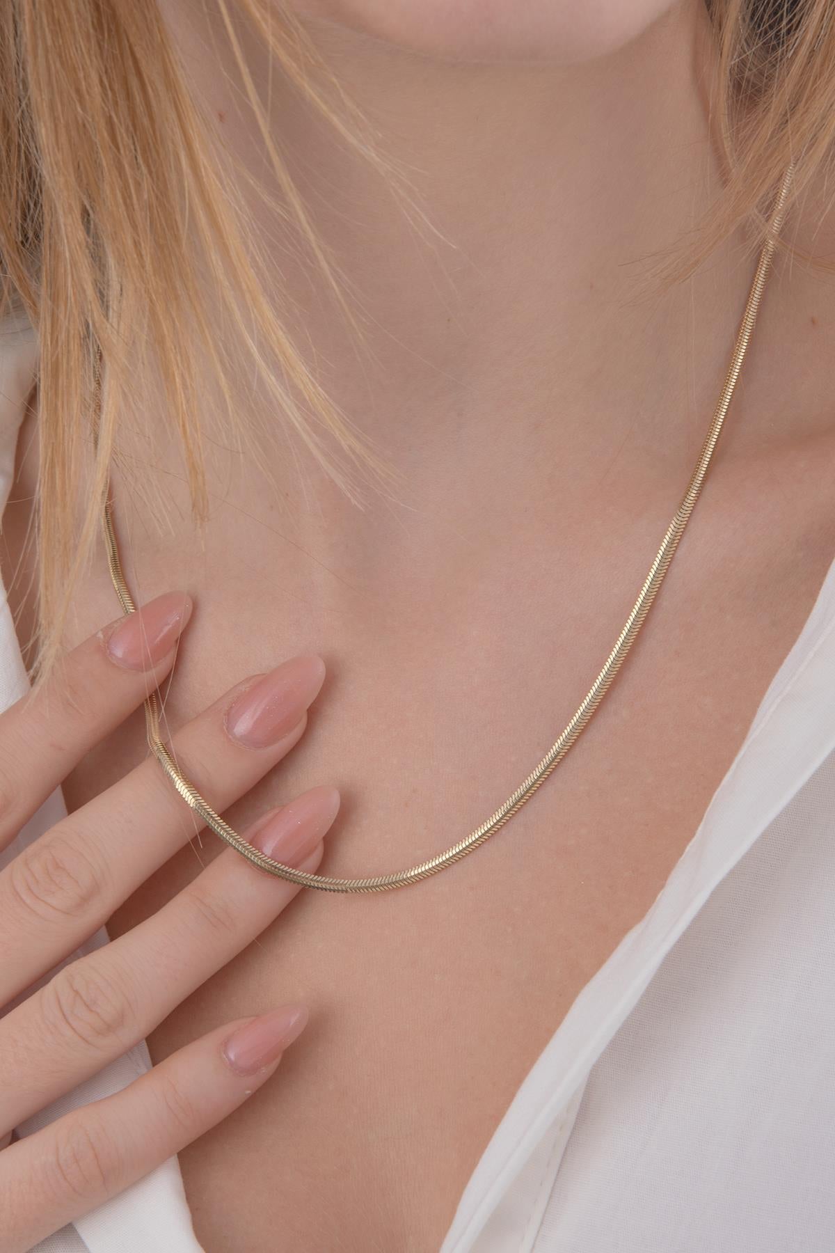 14K Gold Italian Chain Necklace