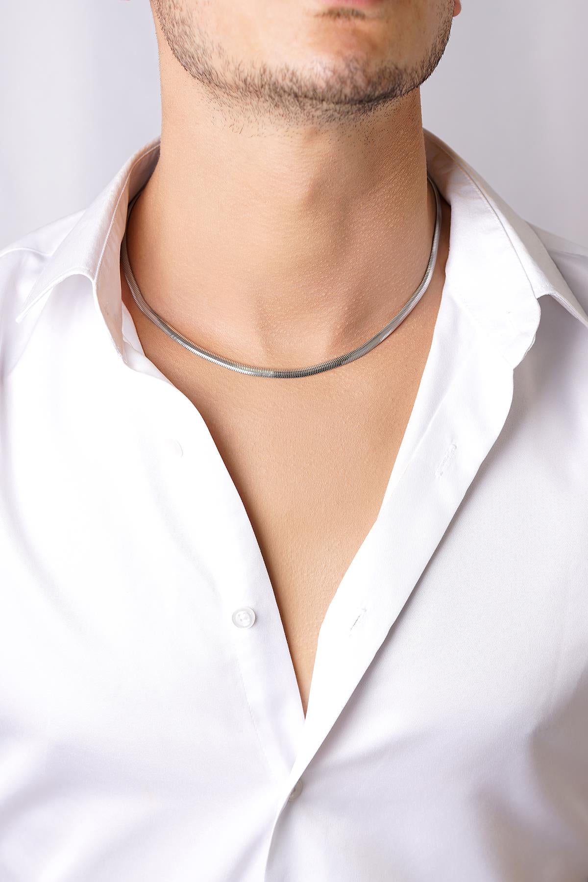 14K Solid Gold İtalian Snake Chain  0.169 inch