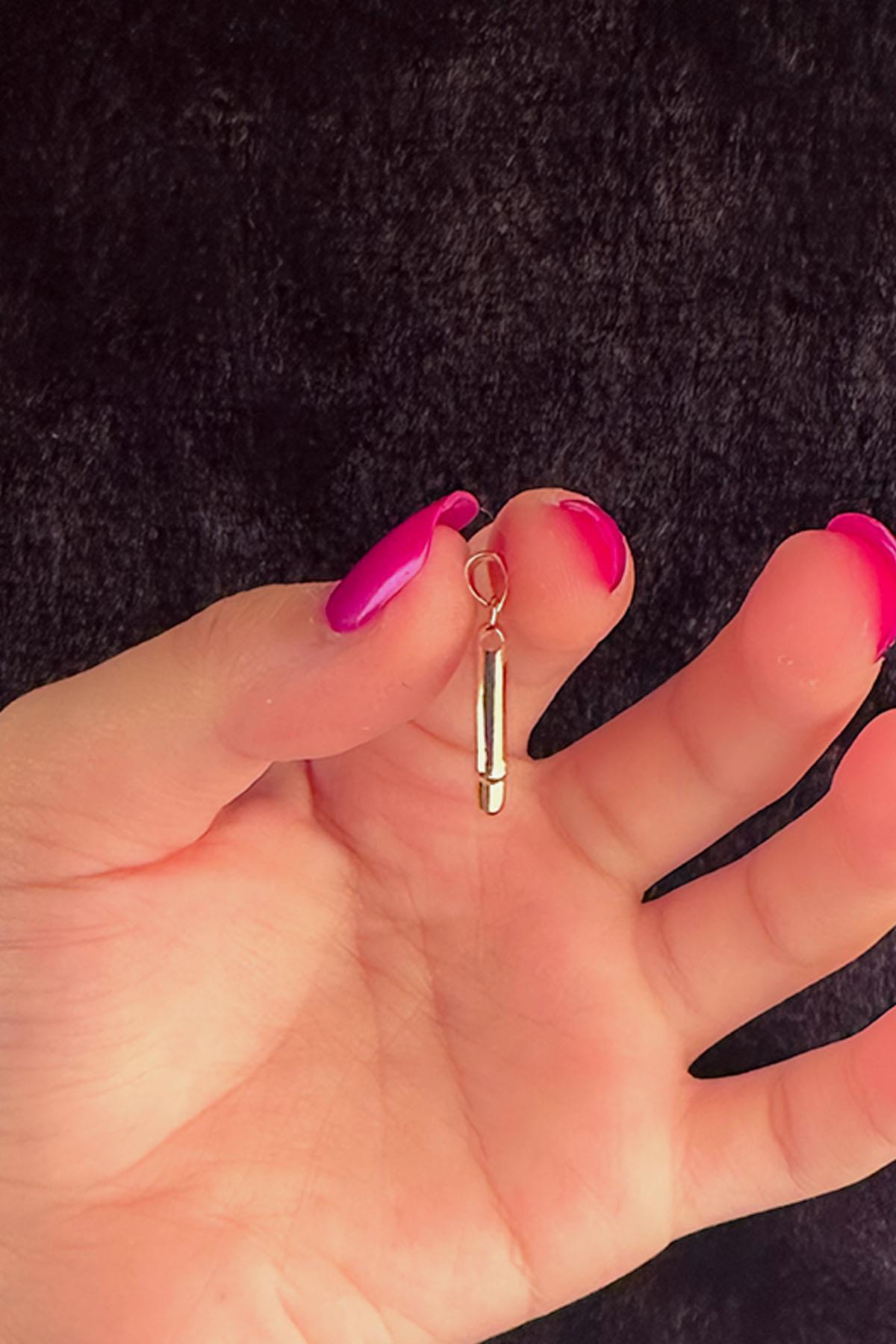 14K Gold K Letter Charm