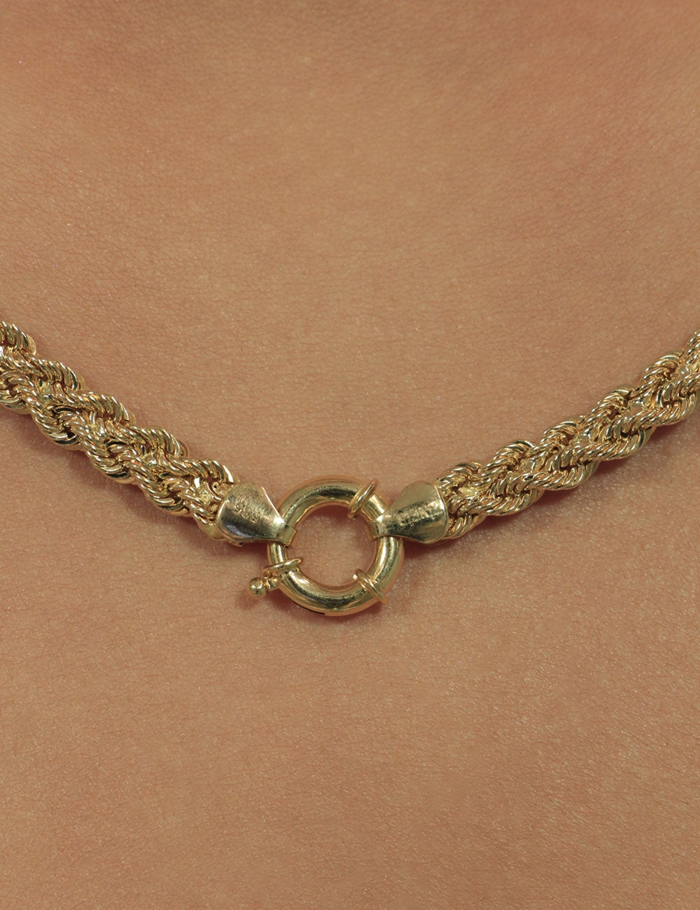 14K Gold Knitted Chain 0.220 inch