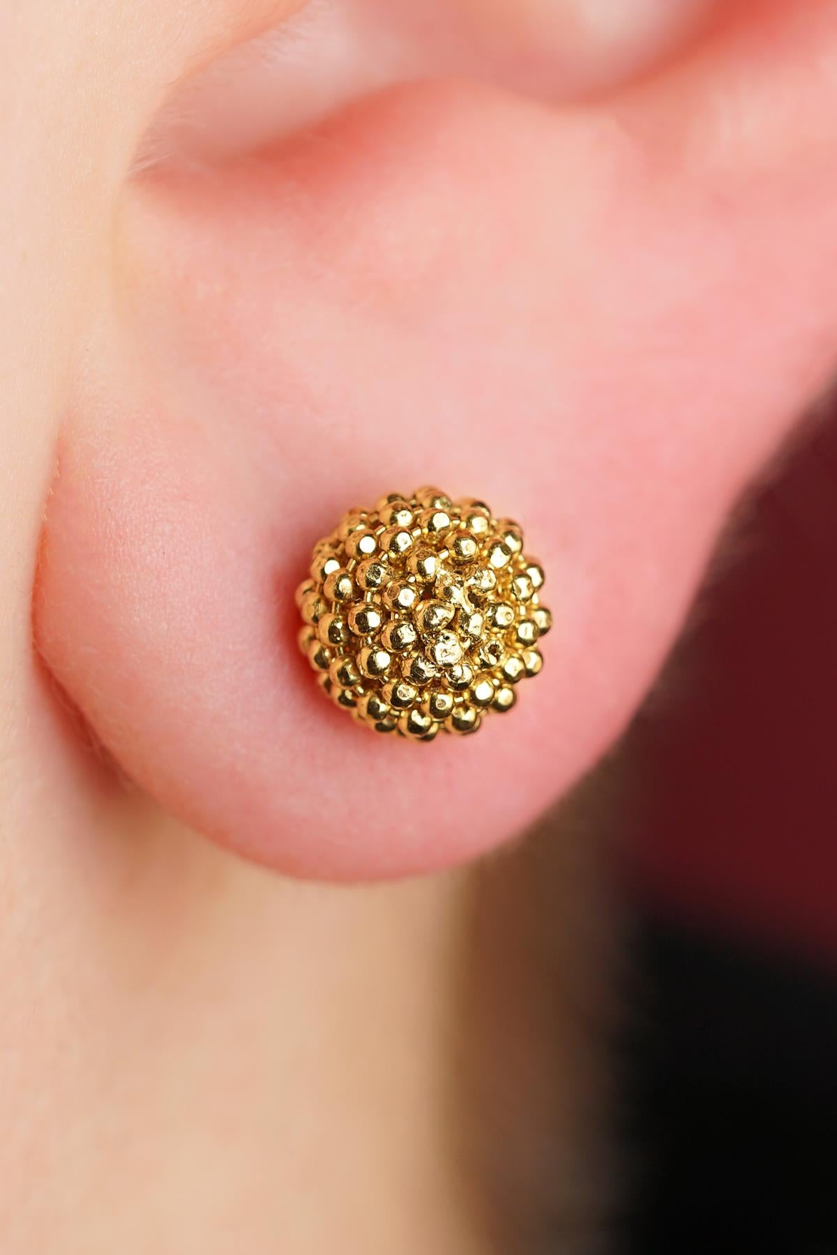 14K Gold Large Mars Men’s Earring