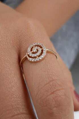 14K Gold Lava Ring