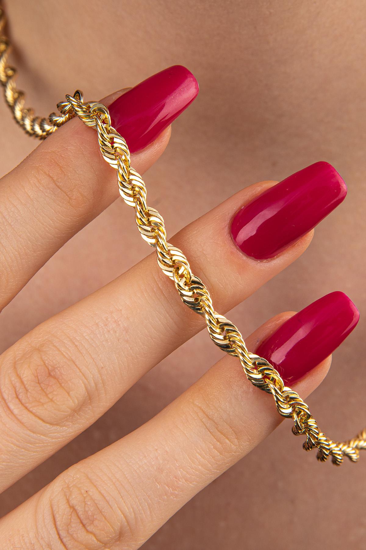 14K Gold Light Rope Chain  0.173 inch