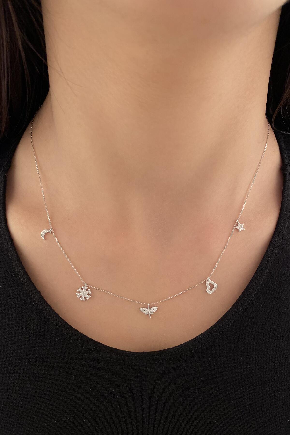 14K Gold Lucky Charms Necklace  3