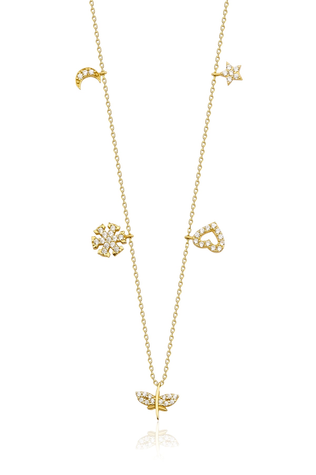 14K Gold Lucky Necklace