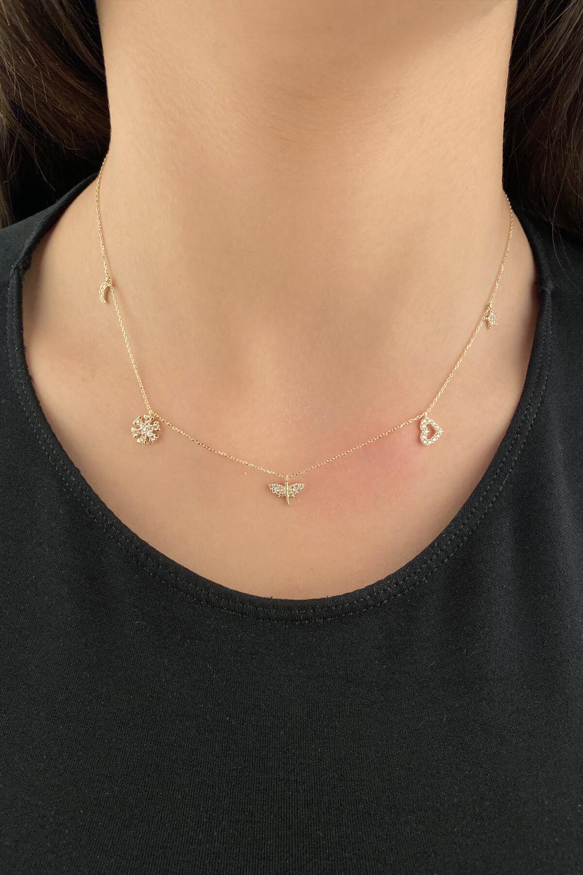 14K Gold Lucky Necklace