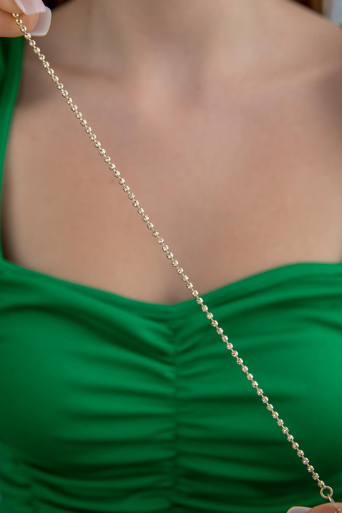 14K Gold Luna Bracelet