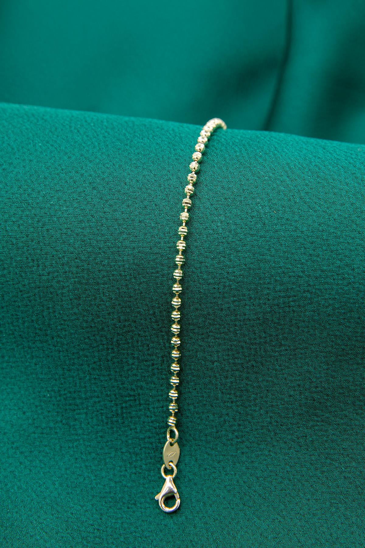 14K Gold Luna Bracelet
