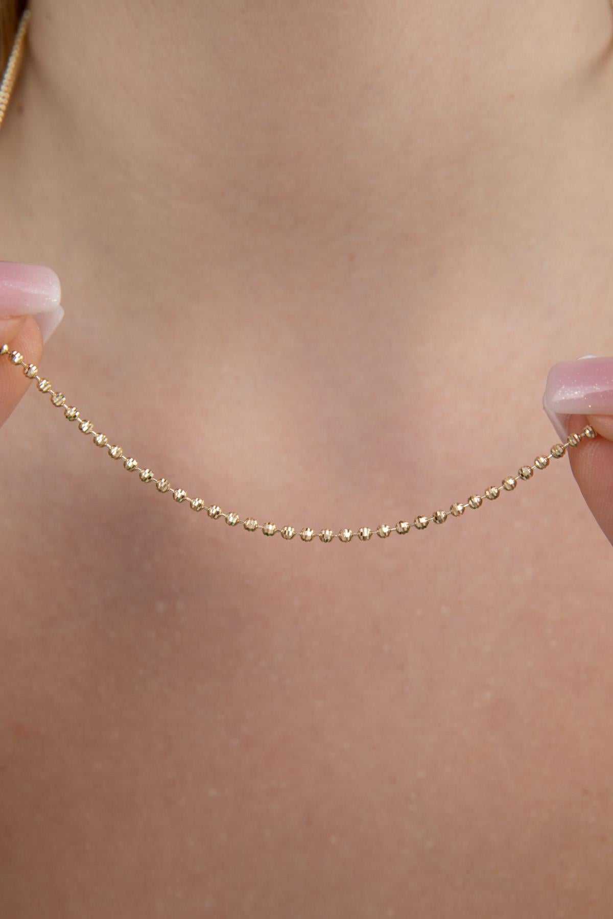 14K Gold Luna Chain