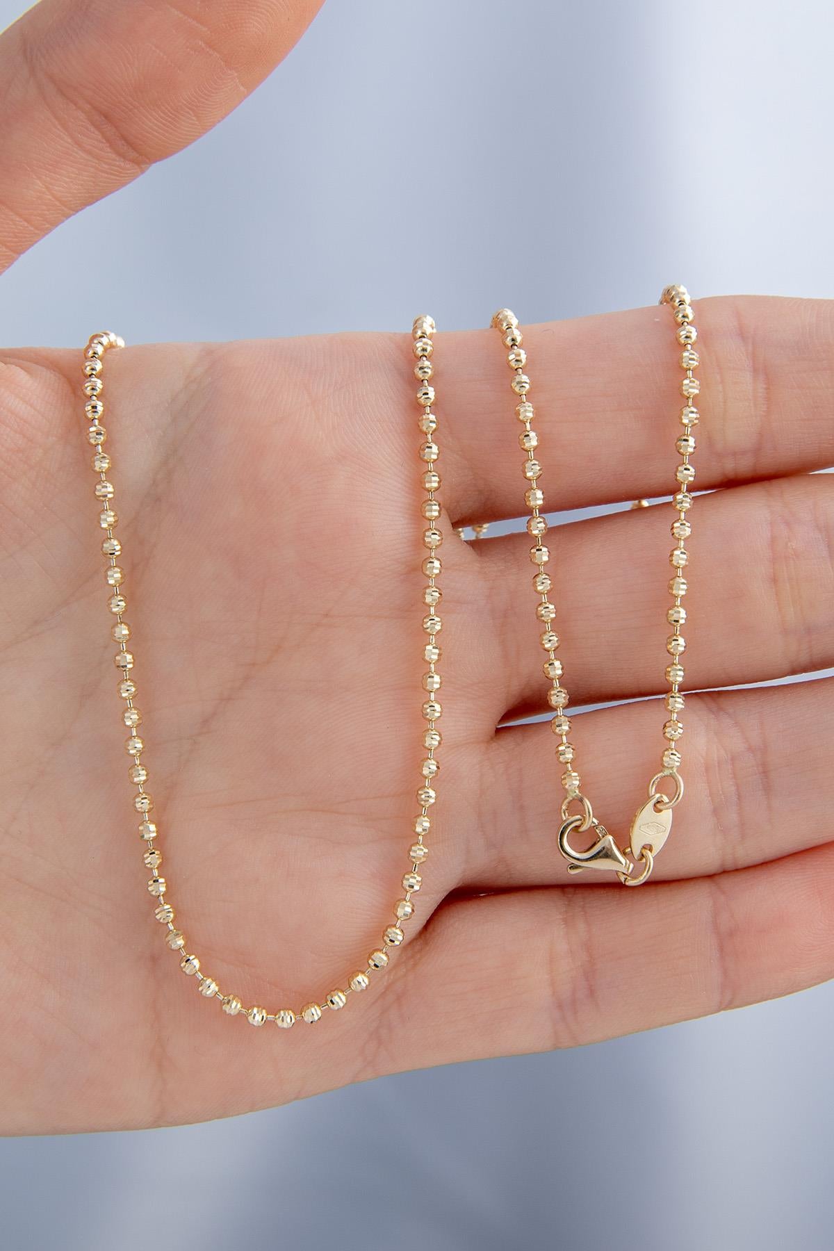 14K Gold Luna Chain