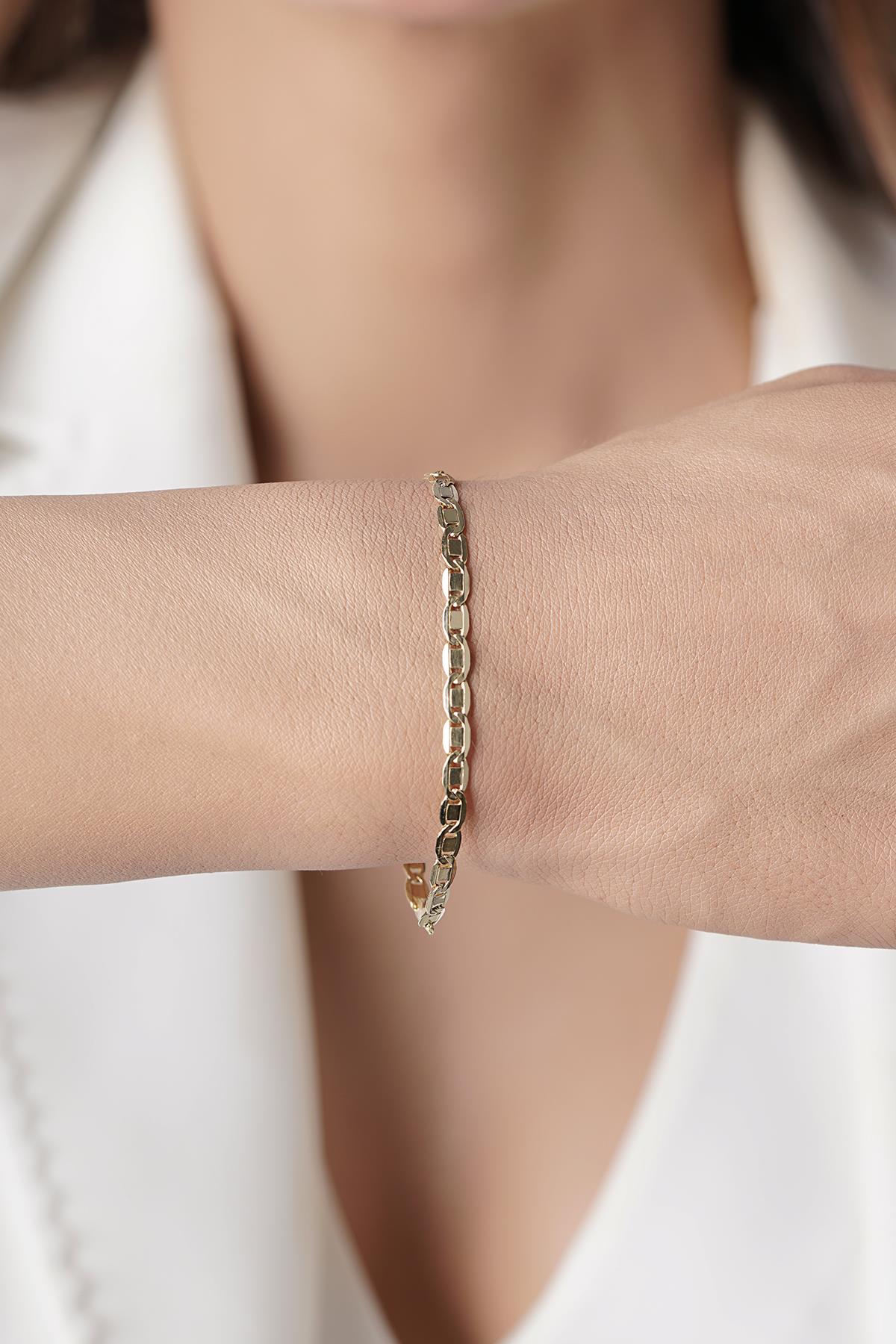 14K Gold Mariner Bracelet