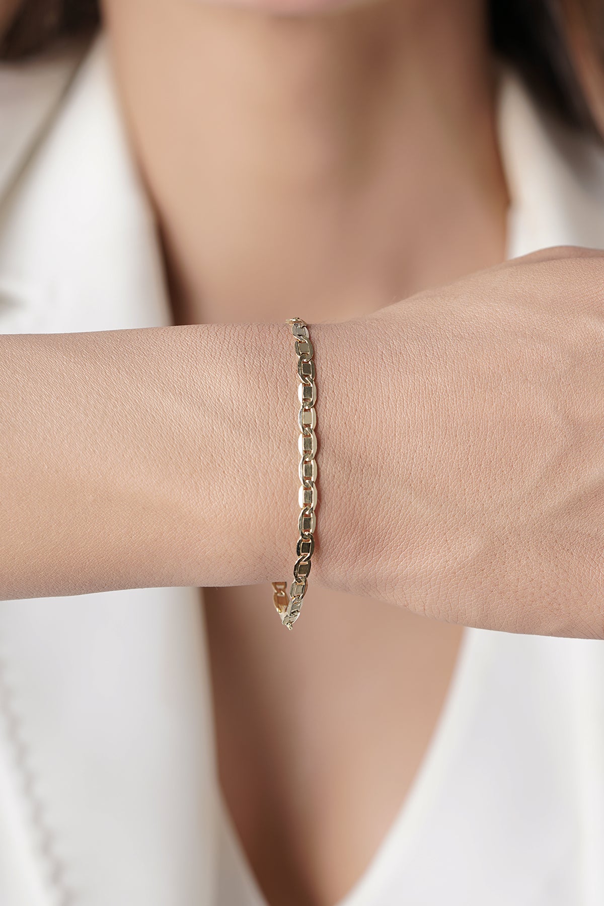 14K Gold Mariner Bracelet