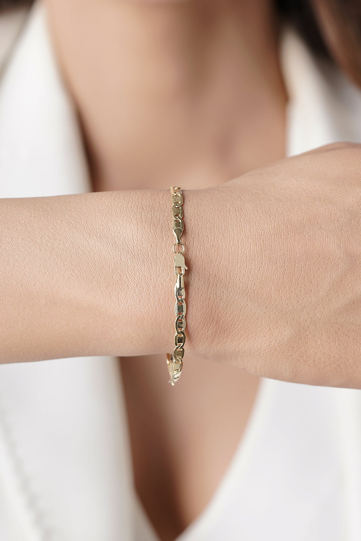 14K Gold Mariner Bracelet