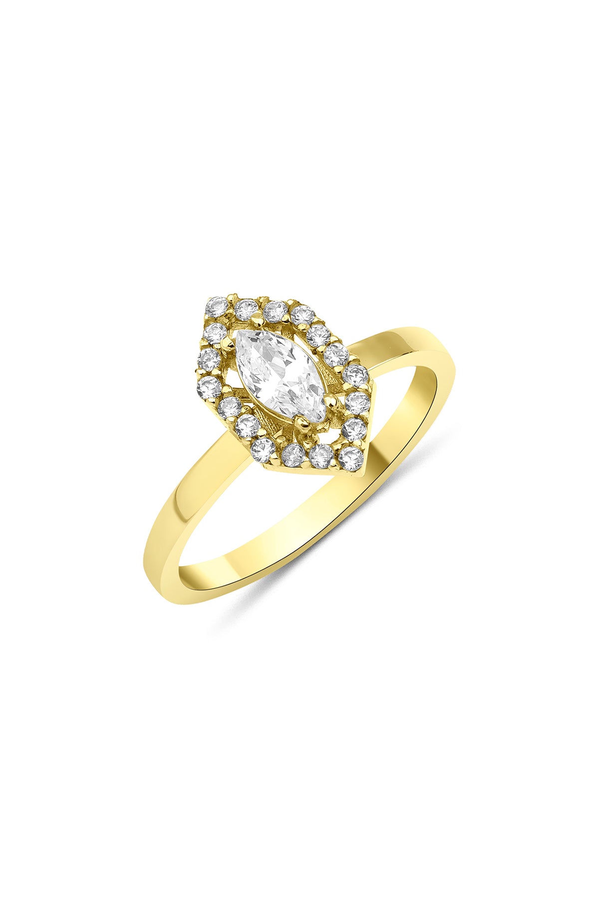 14K Gold Marqusie Baguette Ring