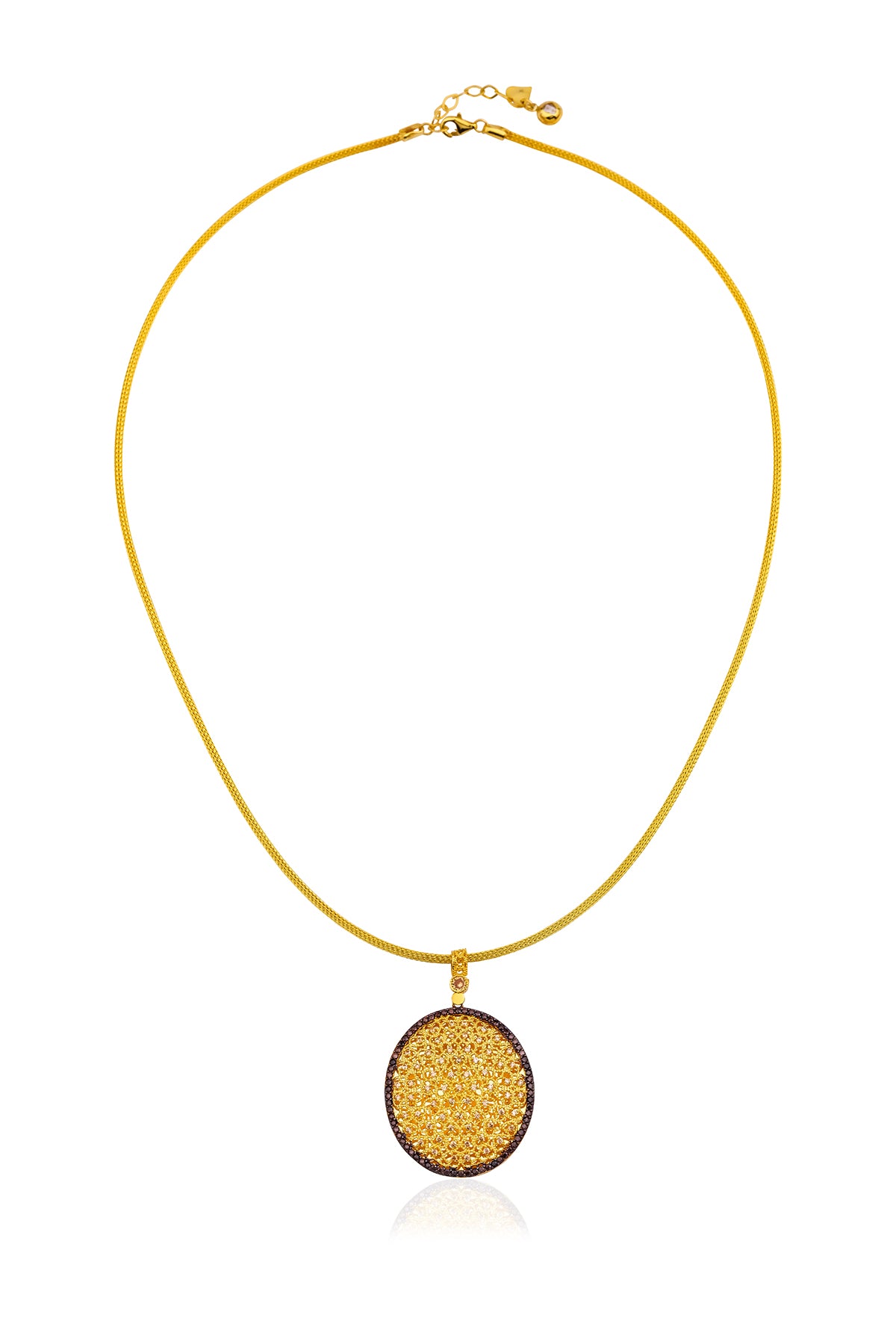 14K Gold Medallion Necklace 3