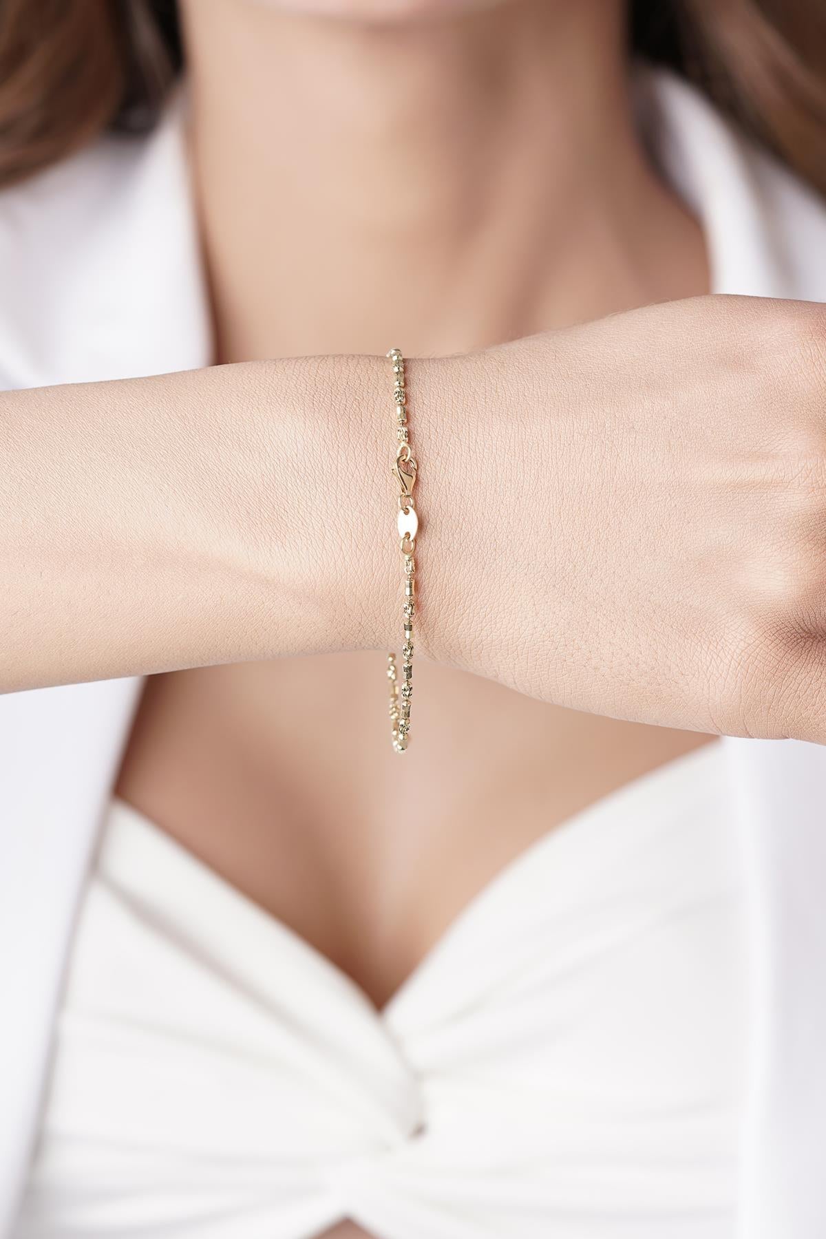 14K Gold Melissa Bracelet