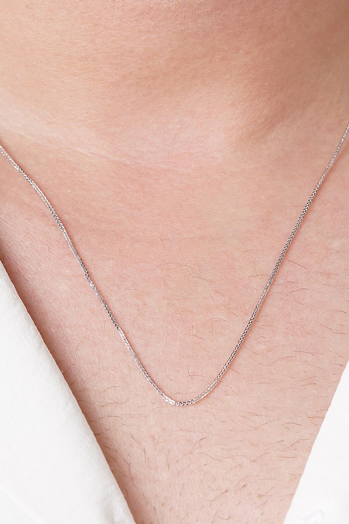 14K Solid Gold Men'sChain Necklace