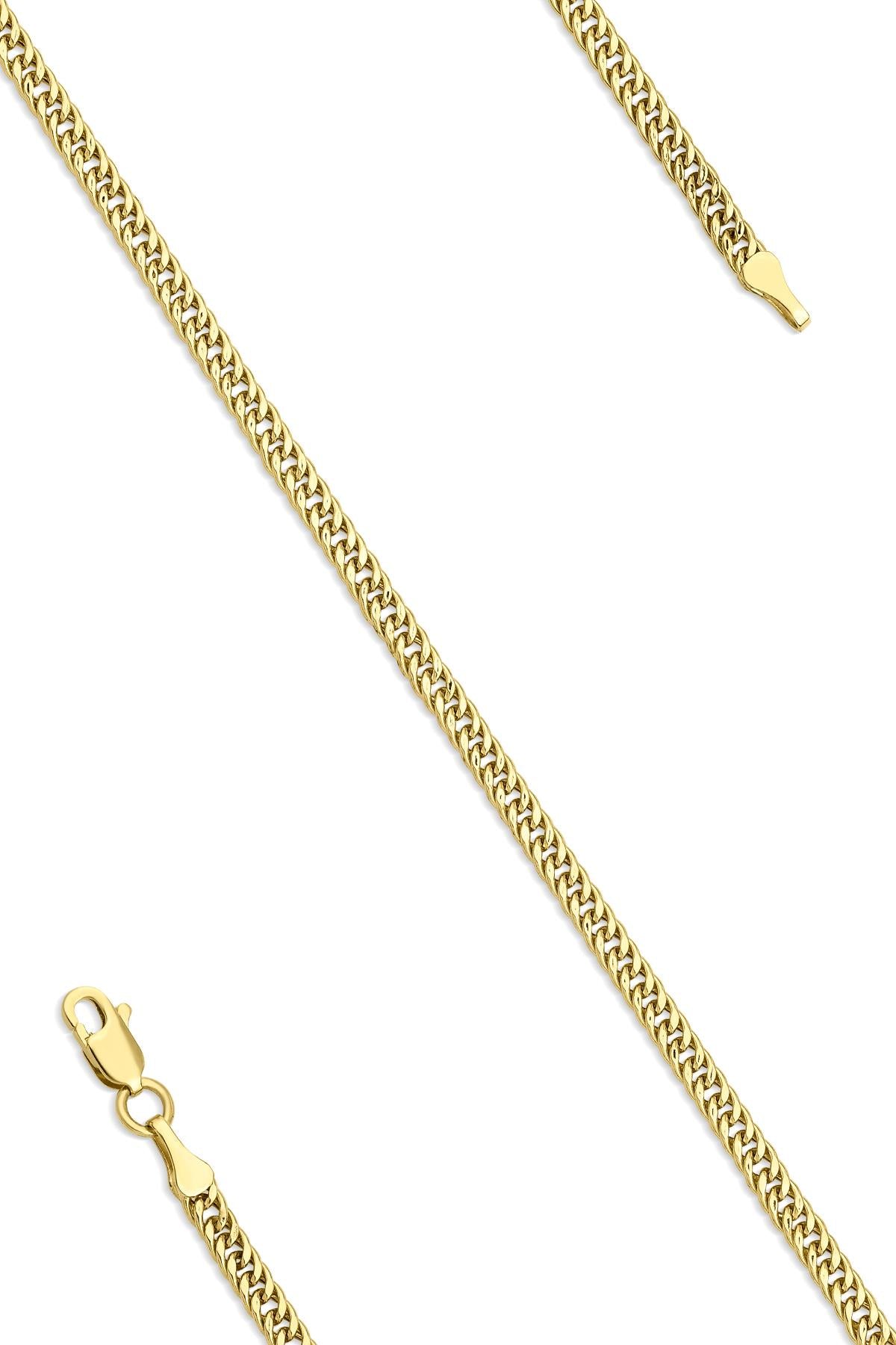 14K Gold Miami Cuban Bracelet  0.110 inch