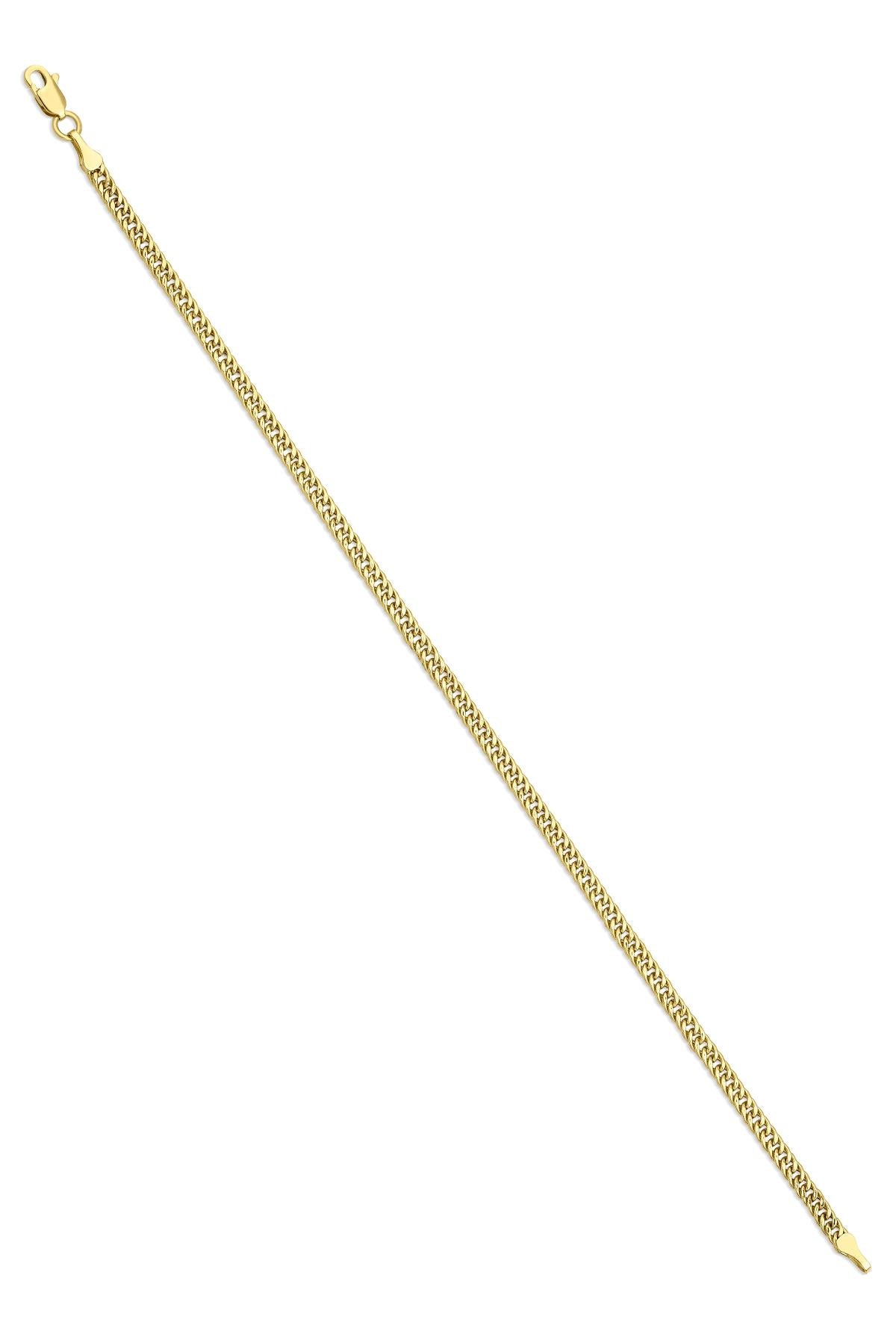 14K Gold Miami Cuban Bracelet  0.110 inch