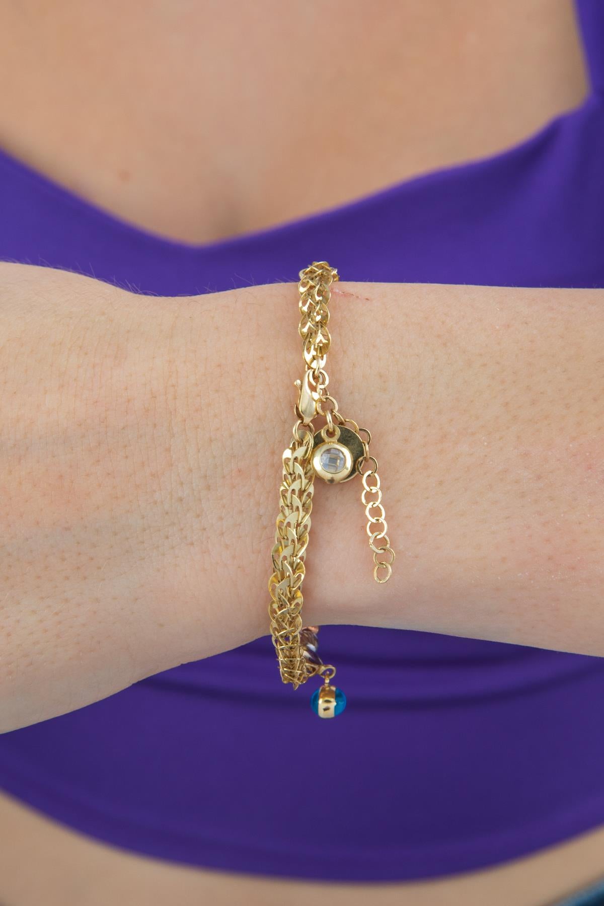 14K Gold Modern Dorica Bracelet