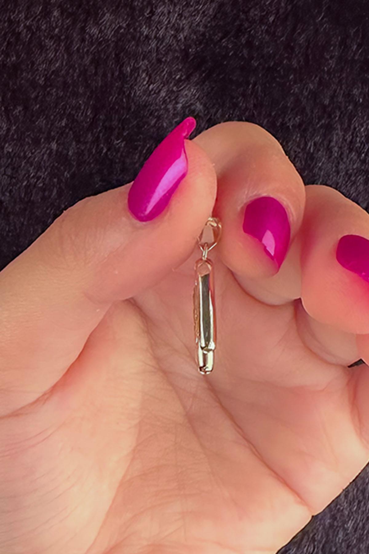 14K Gold N Letter Charm