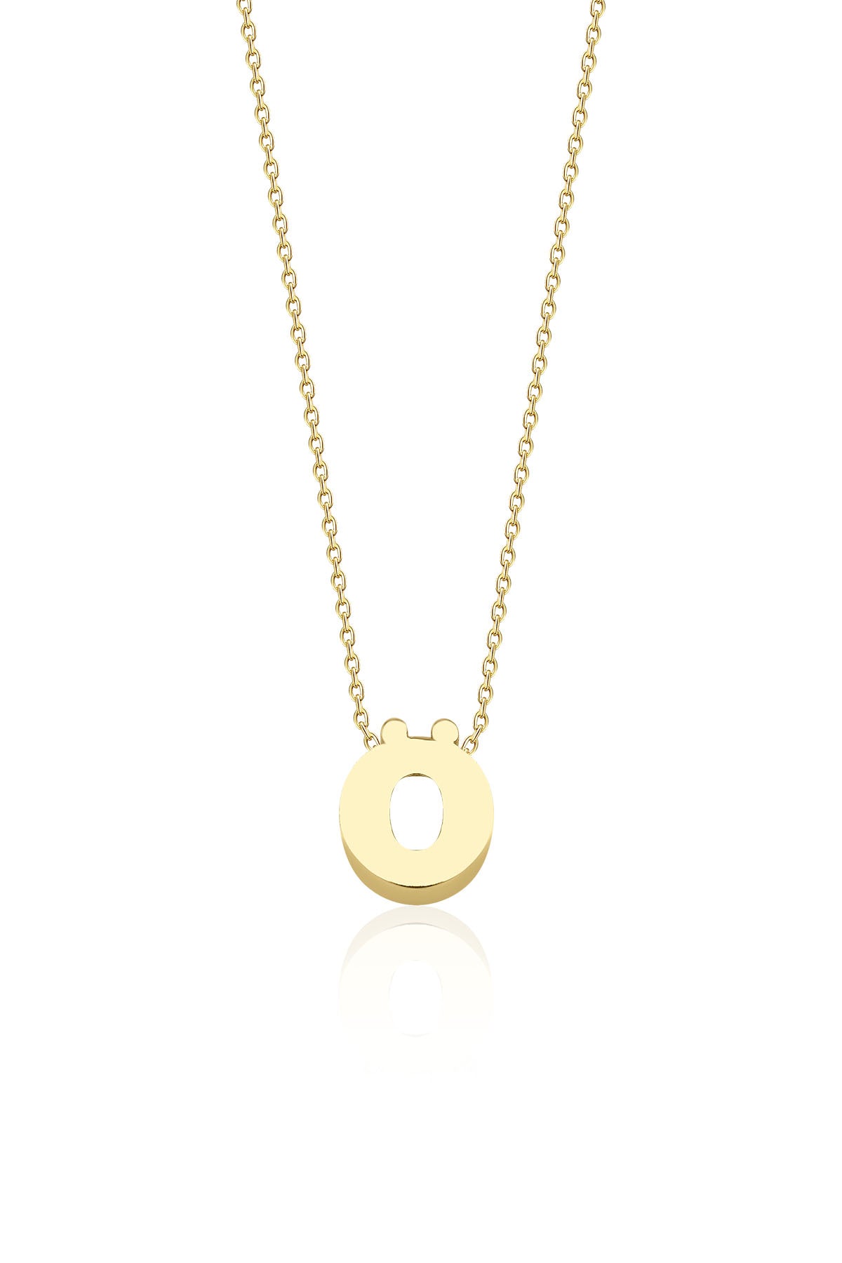 14K Gold Ö Initial Necklace