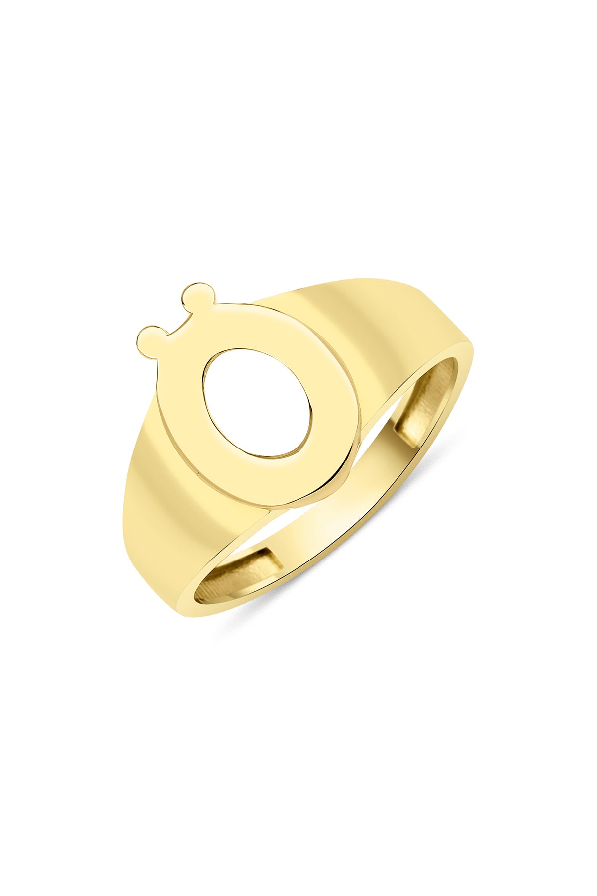 14k Gold Ö Initial Ring