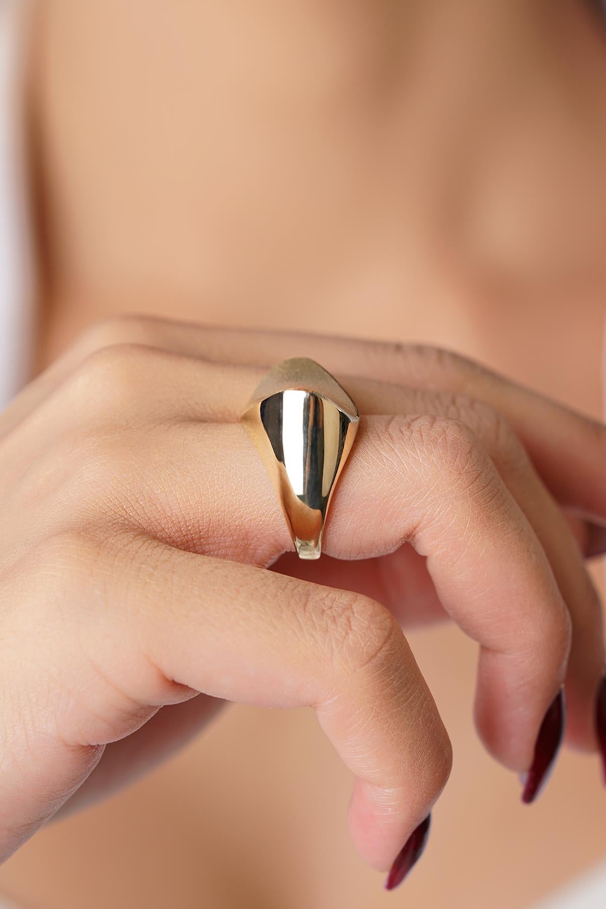 14K Gold Pamela Statement Ring