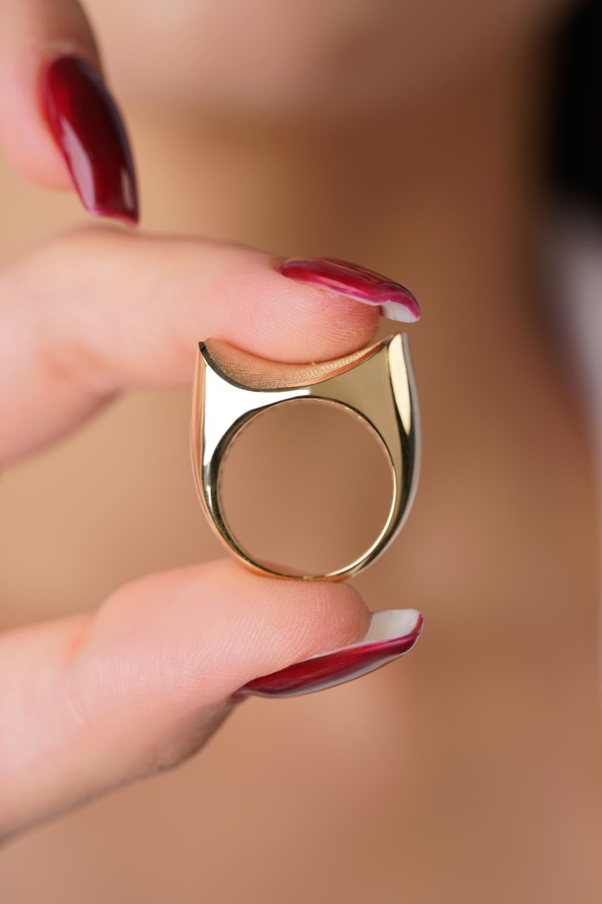 14K Gold Pamela Statement Ring