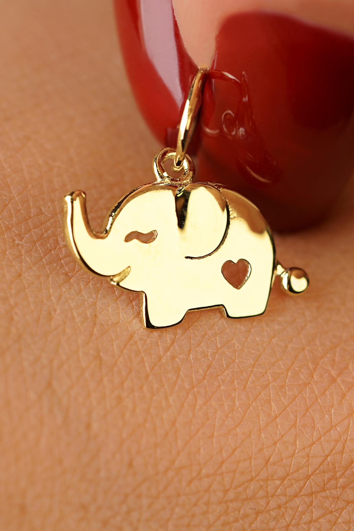14K Gold Paw Pendant